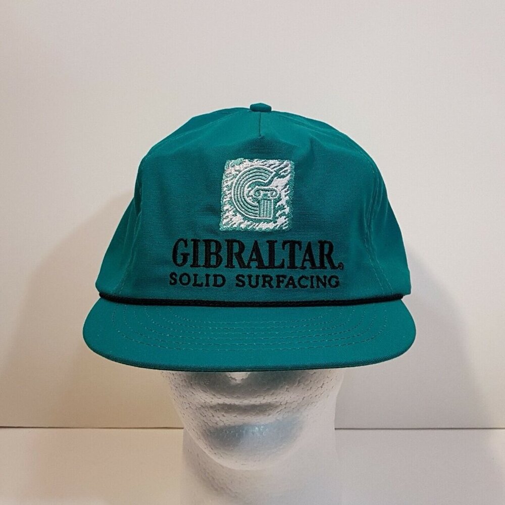 Gibraltar Solid Surfacing Truckers Baseball Dad Hat Cap Made USA